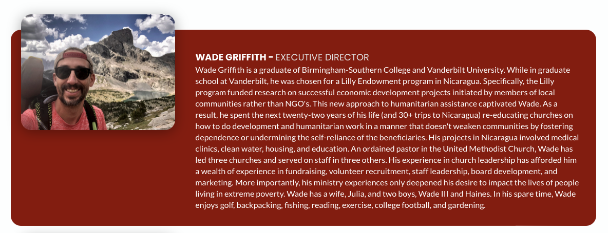 Introducing Wade Griffith